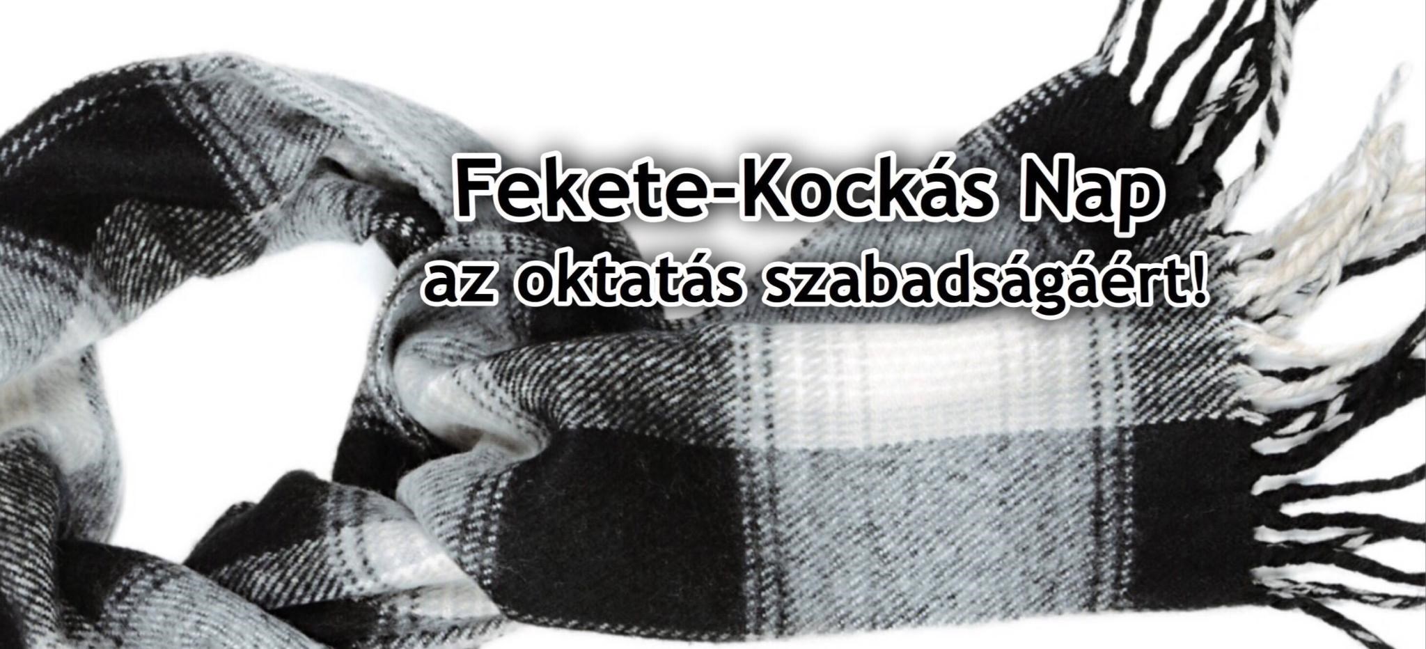 fekete kockás nap 2