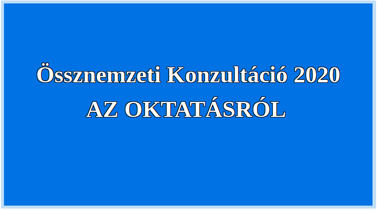 össznemzeti konzultáció